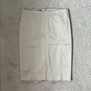 New Bebe Beige pleated Pencil Skirt 0